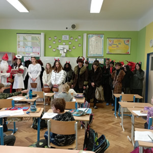 Mikulášská nadílka ve škole