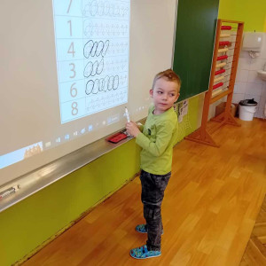 Návštěva předškoláků v 1. třídě